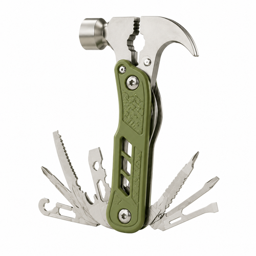 QmvWgc™ 10-in-1 Folding Multi-Function Hammer Tool
