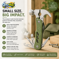 QmvWgc™ 10-in-1 Folding Multi-Function Hammer Tool